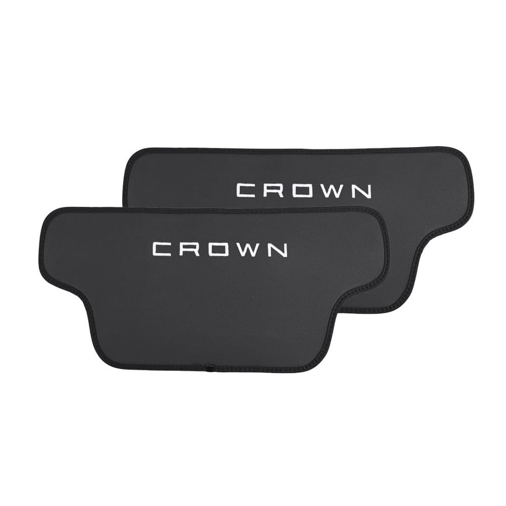 LEXLEYS Kick Guard Seat Back Mat Designed specifically for Toyota Crown 210 220 Crown Sport 35 Series Estate RS Z Leather Rear Seat Back Protector