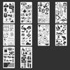 Art Journal Stencils Versatiled Border Design Template For Classroom Activities Home Crafts And Creative Projects
