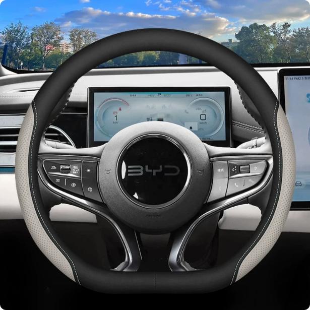 Suitable for BYD Sea Lion 07dmi Steering Wheel Cover, the Honor Edition, Sea Lion 06dmi Car Interior Ultra-thin Handle Cover