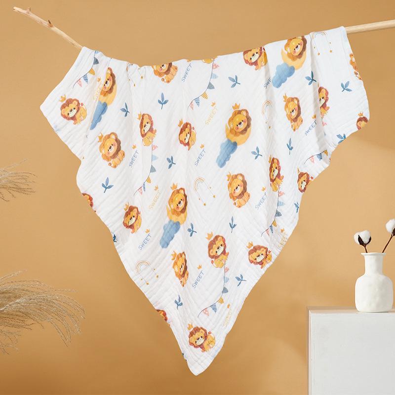 Newborn Baby Six-Layer Pure Cotton Gauze Towel and Blanket