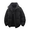 Outdoor Fashion Multi-functional Padded Jacket Men High-quality Zipper Cotton Lined Puffer Jackets Korean Men's High Neck Parkas
