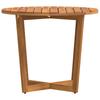 Garden Dining Table Round Ø90 x 75 cm Solid Acacia Wood
