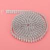 3pcs 3mm Crystal Crystal Chain Applique DIY Sewing Embellishment  For Sewing Craft