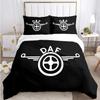 Federa Piumone con Logo Camion DAF alla Moda Set Biancheria da Letto Coperta Morbida e Federe per Ragazzi Singolo_Matrimoniale_Queen_King