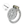 Stainless Steel CB Purity Device: Cat Paw Chastity Lock with Tube for Men
