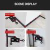 1Pcs 6/9/12 Folds Measuring Ruler Aluminium Alloy Locator Drill Guide  Template Tool