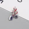 Anime Demon Slayer Kimetsu No Yaiba Sword Brooch Pins Tomioka Giyuu Kochou Shinobu Weapon Brooch Cosplay Jewelry Accessories