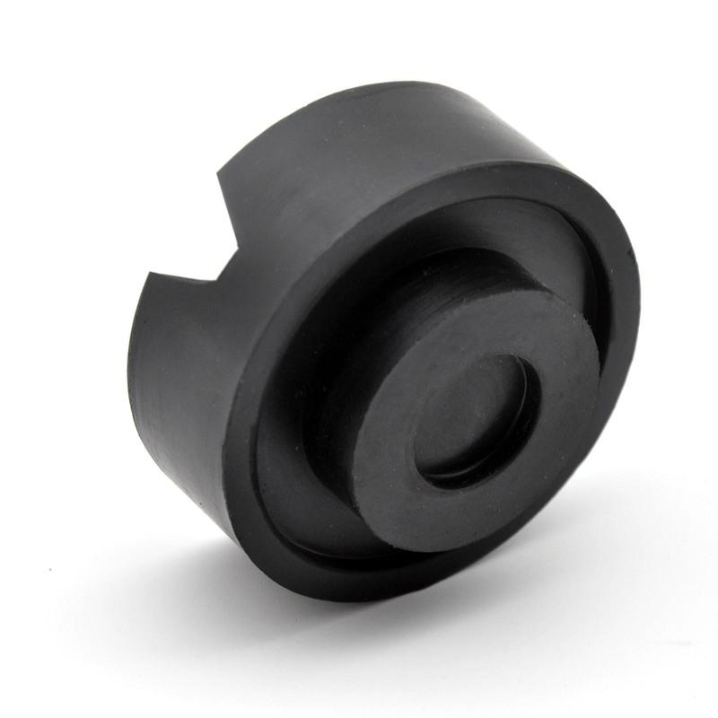 Support de voiture avec coussinets en caoutchouc, cric de levage noir fendu, cadre de support de sol, adaptateur de Rail, cric à ciseaux pour Fiat Peugeot Vauxhall Renault Alfa