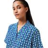 Lacoste Womens/Ladies Geometric Short-Sleeved Shirt