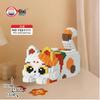 Chao Le Sen Cat Tissue Box with Handmade Bead Puzzle Ornament – DIY 3D Gift for Kids