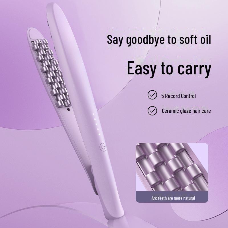 Arc Tooth Hair Perm Pad: Compact Curling Tool for Short Hair