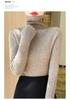 Korean Style Slim Fit High-Neck Sweater for Women - 2024 Autumn/Winter Long Sleeve Knit Base Layer