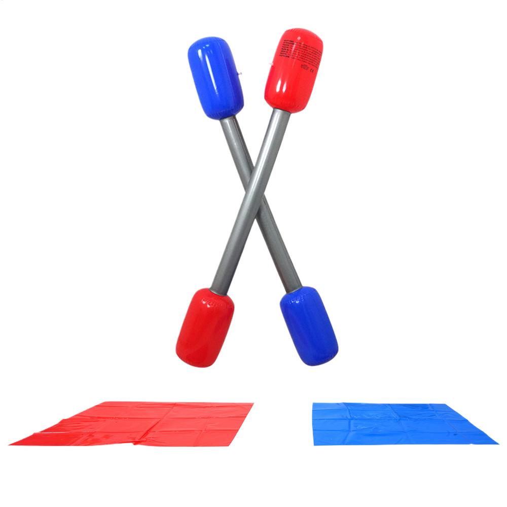 

Gladiator Games Sticks Mats Kit Inflatable Gladiator Game for Boys Girls Or Adults for Battle Outdoor Accessories
