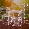 Terrarium Acrilic Transparent pentru Reptile Cutie de Creștere Cușcă pentru Broască Țestoasă Nano Arboreal Habitaclu pentru Tarantule Dragon cu Barbă Reptile