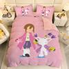 Gamer Digital-monsters Beding Set Digimon Soft with Soft Fabric Duvet Cover Plus Pilowcases Unfiled Single Double Bed Children Young Gift