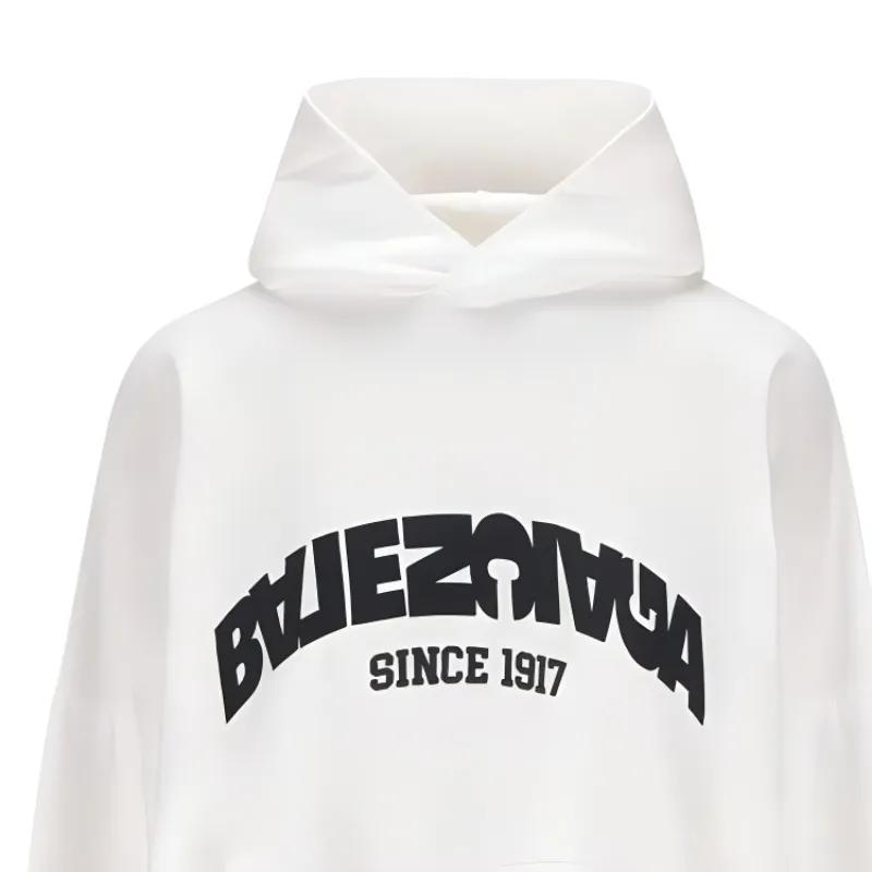 Balenciaga FW23 Sweatshirt Loose Fit Unisex White (Unisex) Sweatshirts 761458TPVG19040