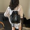 Premium sense niche backpack women's large-capacity new fashion chain bucket bag casual small backpack