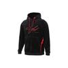Felpa con cappuccio Air Wings Of Flight 'Nero Rosso' da Uomo AH6251-010