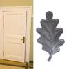 Sturdy Iron Waved Shaped Leaf Designs Door Stoppers Windproof Decorative Holders Accessory for Home Office Garage