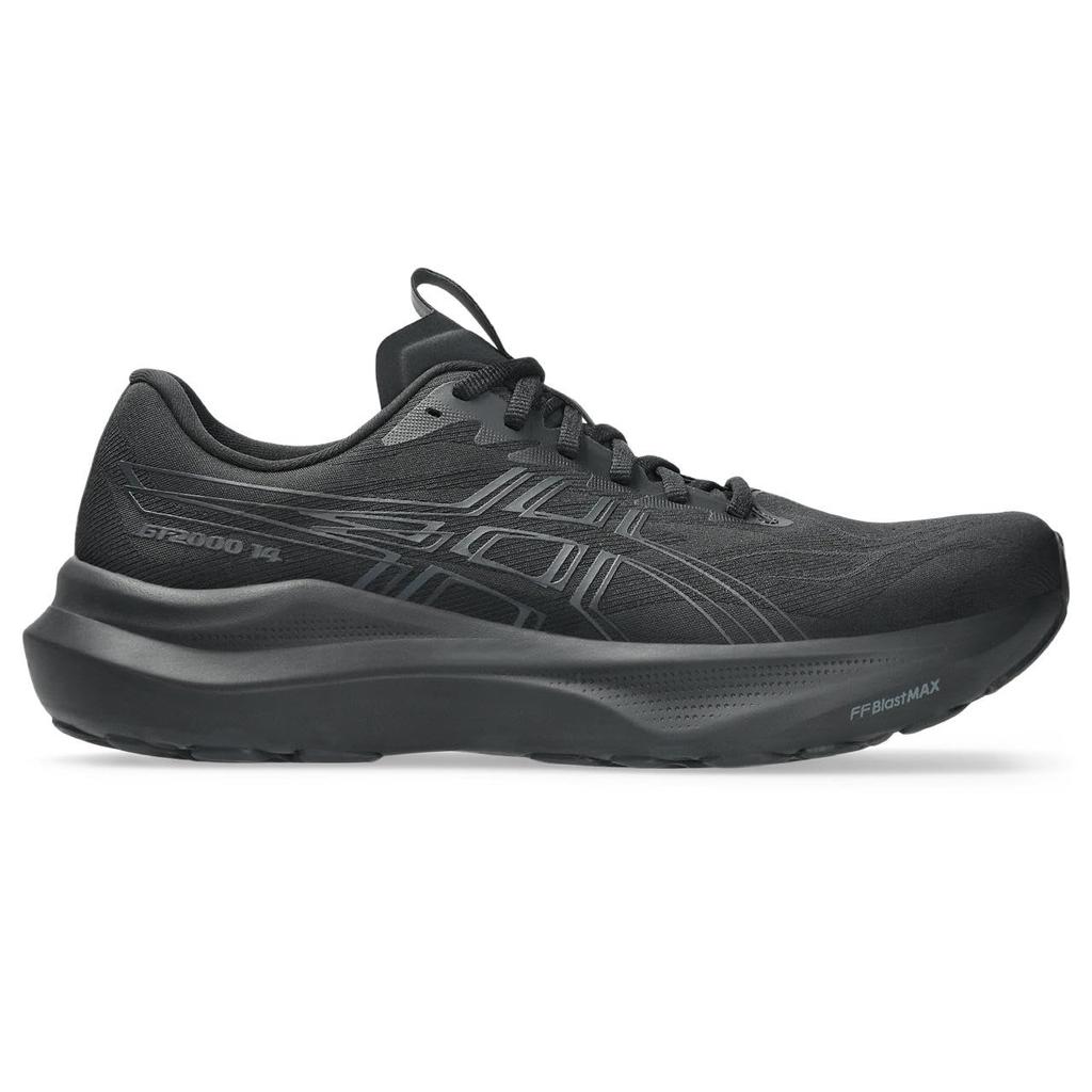 ASICS 14 Running Size 002 Size 4E GT-2000 Shoes, 1011C057, Men's, (Black/Graphite Gray), 26.0 cm,