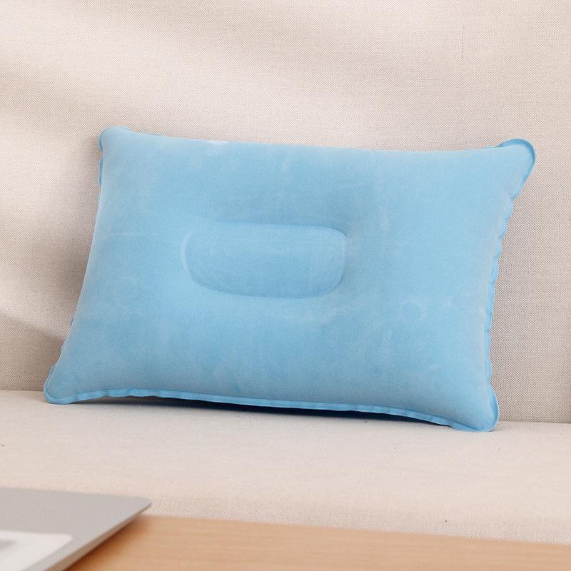 Soft Press Inflatable U Shaped Neck Pillow Fast Inflation Easy Fold Perfect For Air Travel Car Trips Office Naps A29