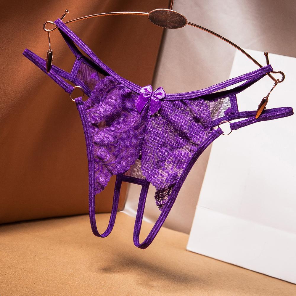 Moteriškos juostos Seksualios kelnaitės Siuvinėjimas Drugelis kelnaitės Seksualus apatinis trikotažas Moteriški apatiniai apatiniai su tarpukojėmis G-styga