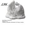 Small Desktop Religious Figurines 3D Printed Foot Washing Figurine Ornament, Statue, Premium Interior Ornaments Spiritual Table Decoration for