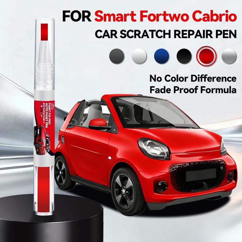 Specialized Automobiles For Smart Fortwo Cabrio Paint Repair Pen Touch Up Scratch Remover DIY Auto Accessories Black Cool Silver
