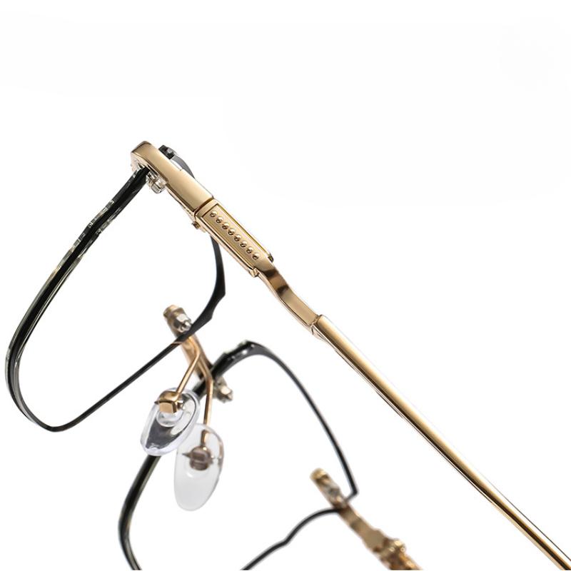 Fashion Rimless Square Blue Ray Blocking Anti-Blue Light Women Reading Glasses Ultralight Eye Protection Men Hyperopia Glasses