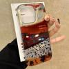 Retro Splicing Color Block Glacier Pattern Soft Phone Case, Protective Cover for iPhone 17 16 15 14 13 12 11 Pro Max Plus, 1pc