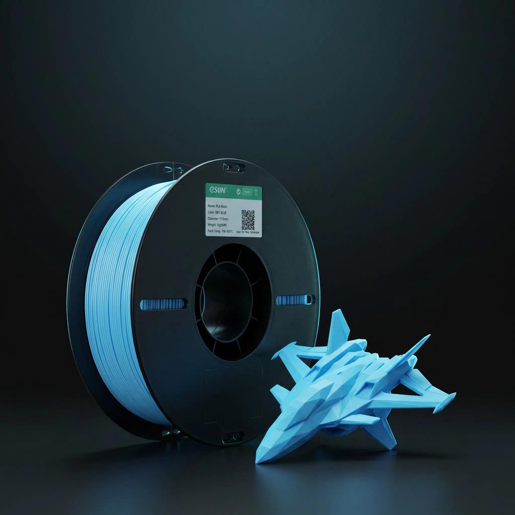 ESUN PLA 3D Printing Filament 1.75mm Light Grey FDM Plastic Rod 1KG 27 Colors Factory Quality Guarantee ROHS REACH