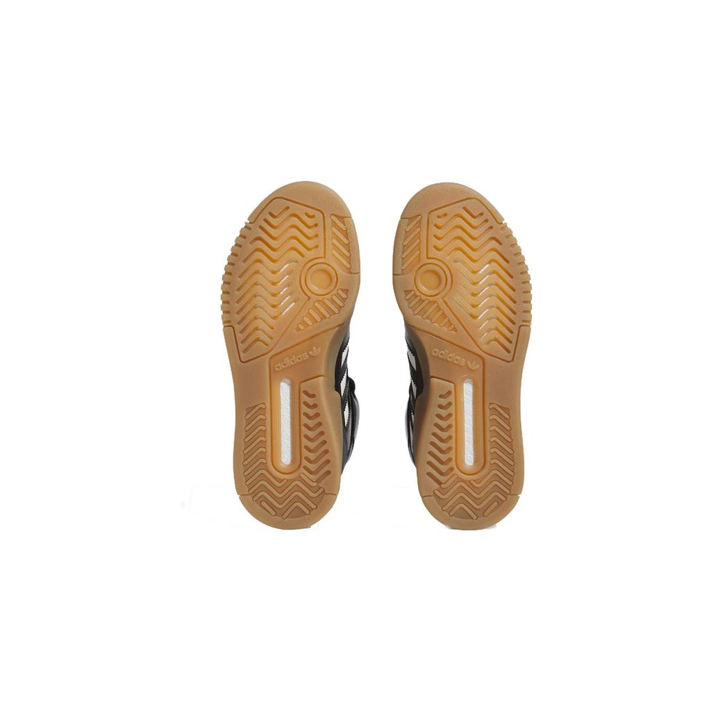 Adidas Originals Drop Step Round Toe Comfortable Non-Slip Durable High-Top Kids Skate Shoes Kids Skate Shoes Black IF2718