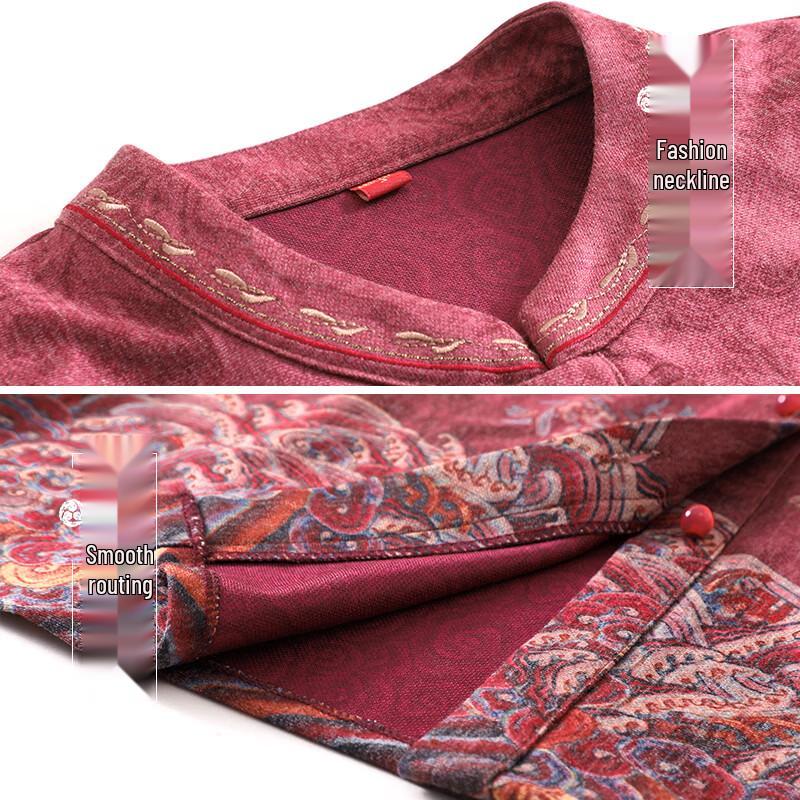 Yuzhaolin Women's Mid-Aged Autumn Chinese Style Jacket