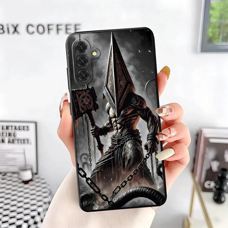 Silent Hill Horror Theme Soft Phone Case for Samsung A17 A37 A57 A16 A26 A36 A56 A15 A25 A35 A55 A14 A24 A34 A54 A13 A23 A33 A53
