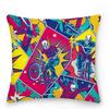 Home Decor Pillowcase Hippie Style Cushion Cover Pop Hip Hop Collection  Decorative