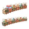 For Holiday Christmas Advent Calendar Box with Train Theme for Candy and Packaging 24 Compartments Easy Assembly