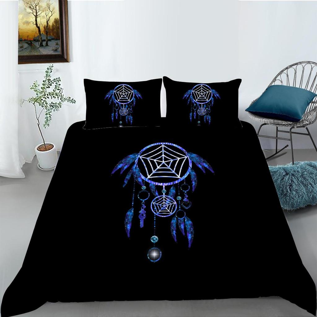 3D Dreamcatcher Print Bedding Suit Duvet Cover Set Quilt Cover Home Bedroom Decor Bedclothes Microfiber Pillowcase