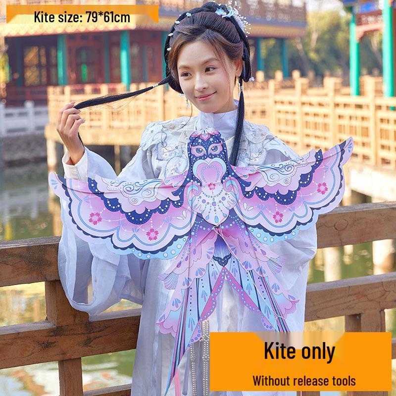 Retro Handicraft Bamboo Swallow Kite - 60cm x 80cm Chinese Style Dance Decoration Prop for Kids (2026 Edition)