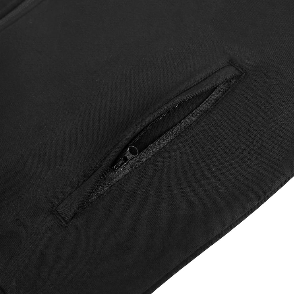 Li Ning Yang Hansen Jacket Autumn Winter American Style Fleece Thick Warm Retro Casual Long Sleeve Sports Top Unisex Jacket Black AWDVP19-1