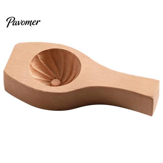 Dough Press Tool Wooden Bun Mold with Handle, Manual Baozi Maker Mold, Kitchen Baking Accessories Easy DIY Ravioli Pastry Presser Flower Edges