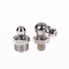 5/10Pcs Ss201 Ss304 Metric External Thread Straight Elbow Type Grease Nipple For Grease Gun Stainless Steel Grease Nipple