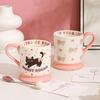 Ceramic Mug Cute Style Children's Milk Cup Illustration Dopamine Cup Birthday Best Friend Gift Couple Water Cup