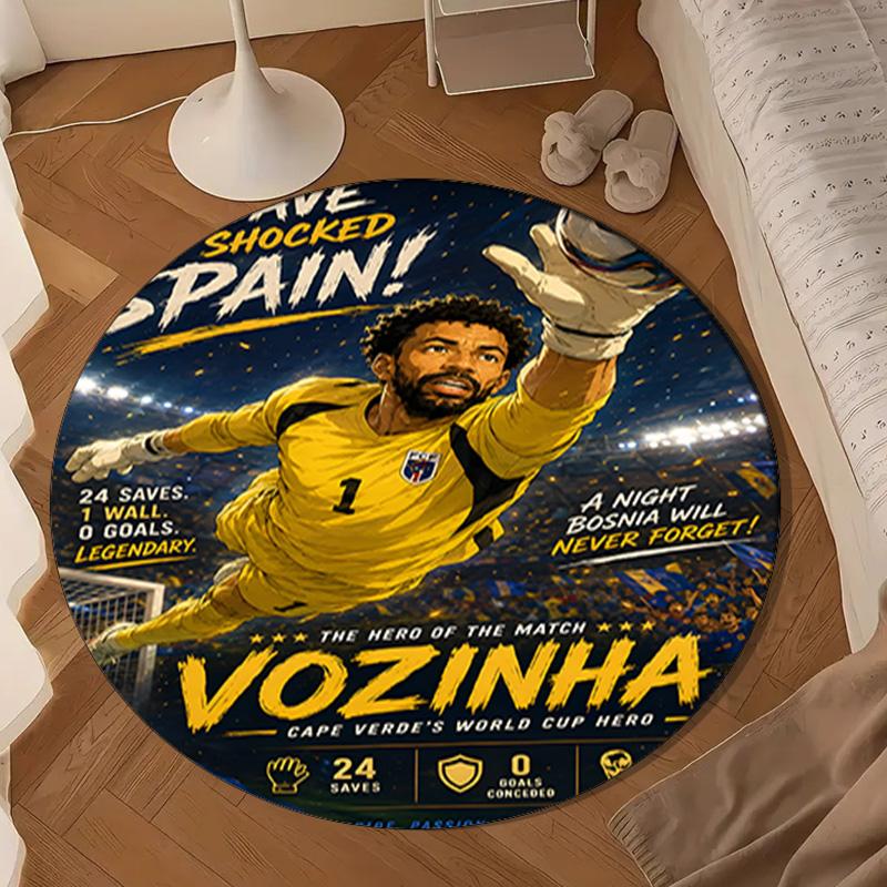 Vozinha Celebration Round mat Home Decor, Chair rug For livingroom,Bedroom, doormat home decor Birthday Gift Christmas Gifts