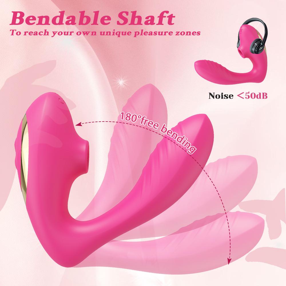 Leistungsstarker Saugvibrator Sexspielzeug für Frauen G-Punkt Oralsex Klitoris Klitorale Vagina Stimulator Sauger Erwachsenenprodukte 18+18+