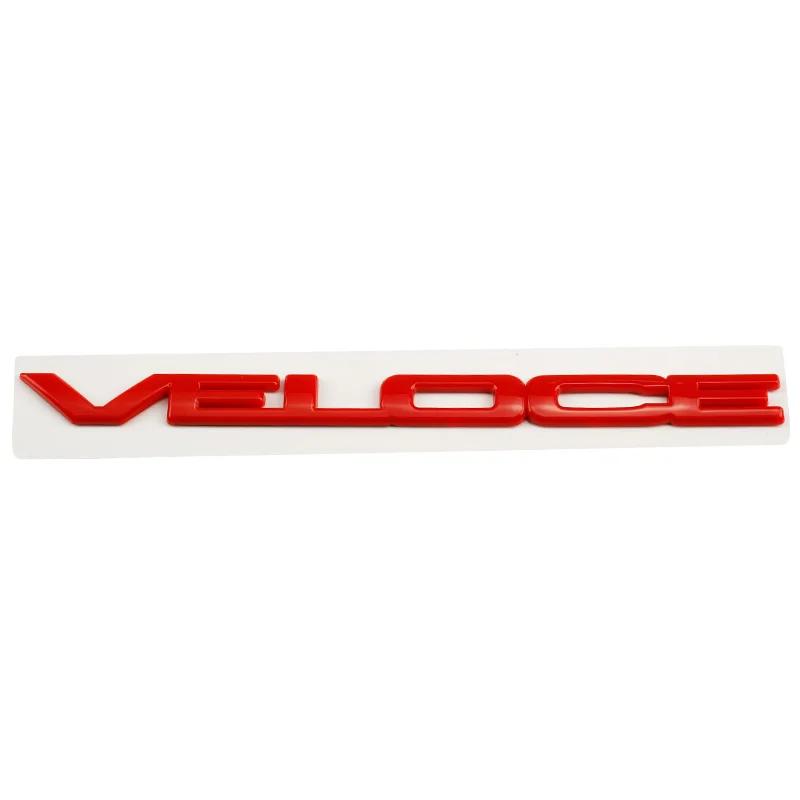 ABS Car Body Sticker Letters Badge Styling for Alfa Romeo STELVIO VELOCE GIULIA Q2 Q4 Ti Logo 2025 Auto Side Emblem Accessories