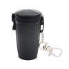Convenient Metal Travel Ashtray With Secure Lid Creative Portable Ashtray Ashes Holder SpillProof for Outdoor Indoor Use