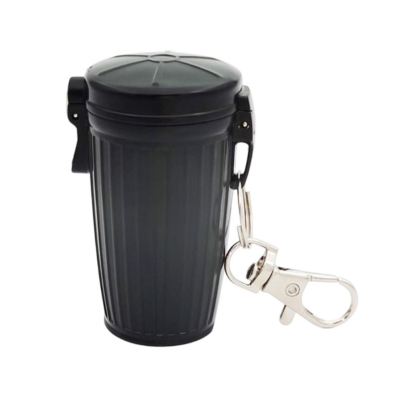 Convenient Metal Travel Ashtray With Secure Lid Creative Portable Ashtray Ashes Holder SpillProof for Outdoor Indoor Use