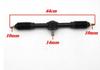 Steering Wheel Gear Rack Shaft Tie Rod Assembly Adjustable Shaft Hub Stub Axle for Go Kart Golf Cart ATV Buggy