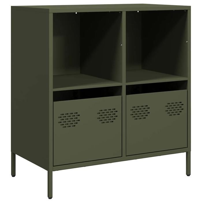 VidaXL Olive Green Buffet 68x39x73.5 Cm Cold-Rolled Steel, Storage Furniture, Kitchen Storage Furniture, Furniture of 851362
