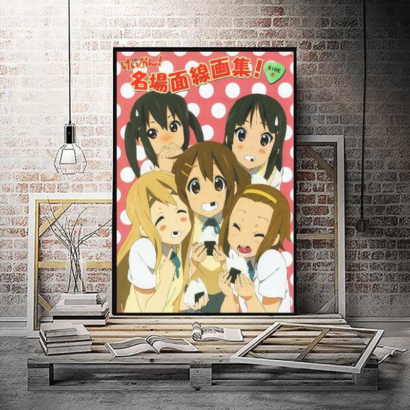 K-On! Classic Anime Poster Waterproof Paper Sticker Coffee House Bar Room Wall Decor